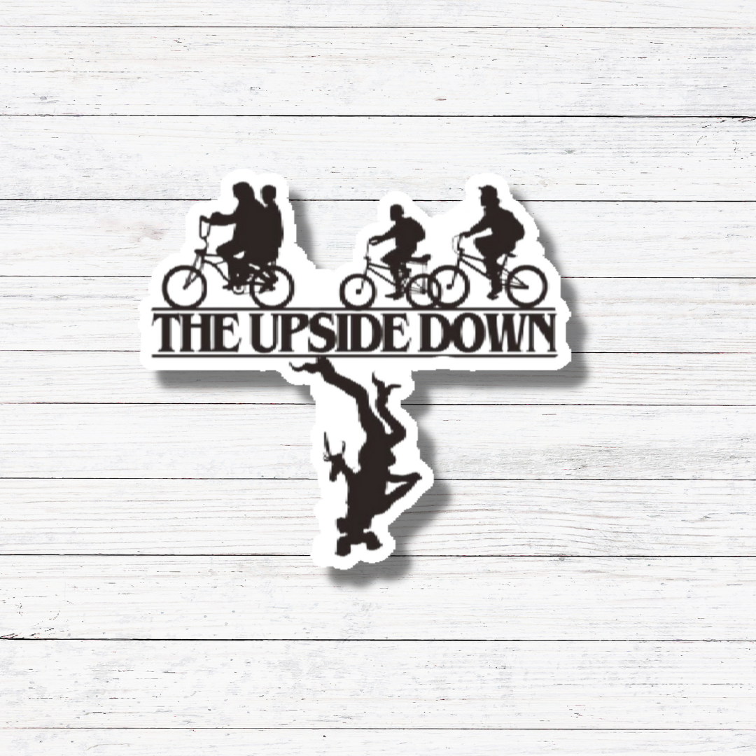 Upside Down-Stranger Things Sticker/Magnet