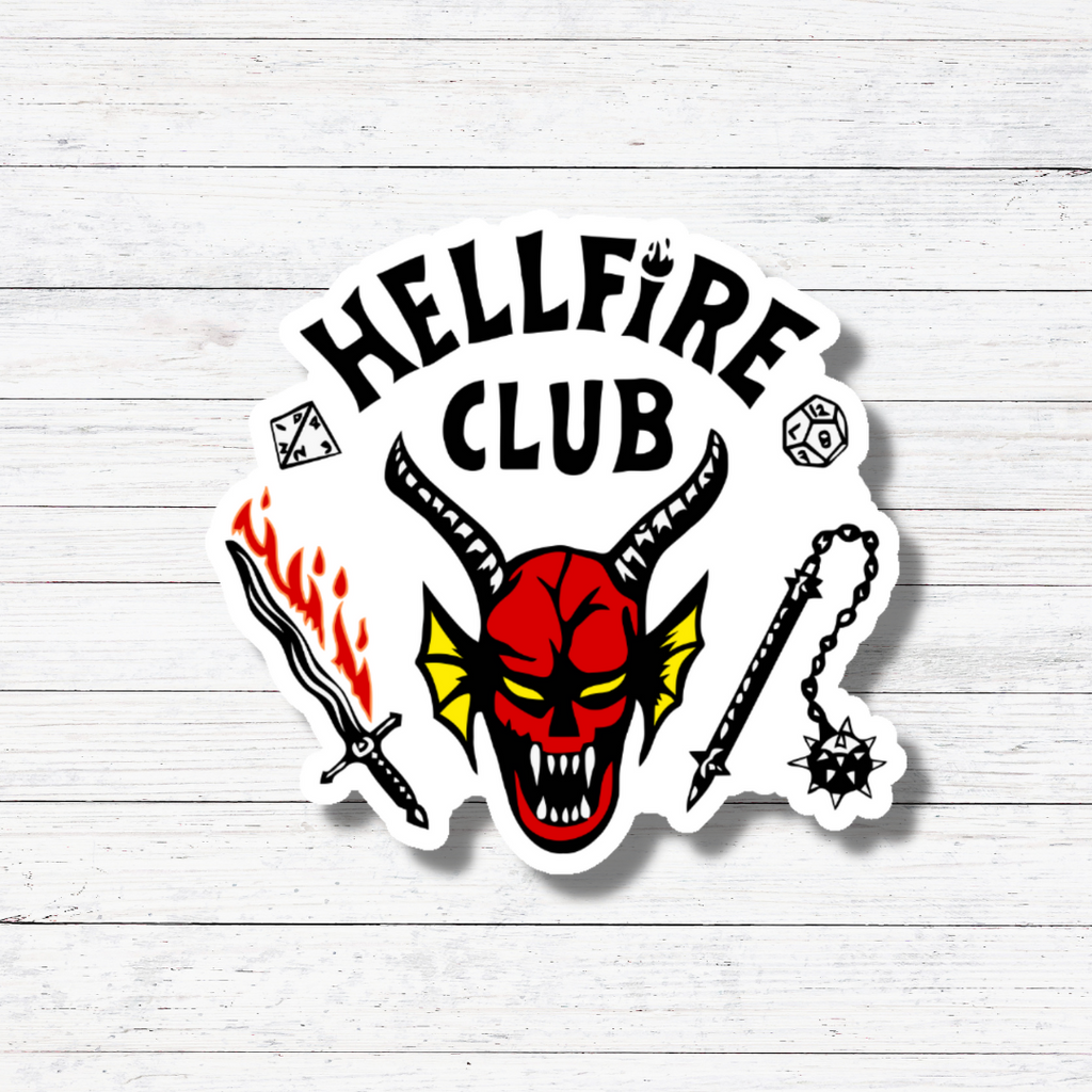 Hellfire Club-Stranger Things Sticker/Magnet